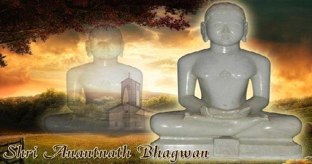Marble idol of Anantnath Bhagwan